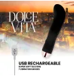 DOLCE VITA - VIBRADOR RECARGABLE TWO NEGRO 7 VELOCIDADES DOLCE VITA - VIBRADOR RECARGABLE TWO NEGRO 7 VELOCIDADES
