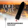 DOLCE VITA - VIBRATEUR RECHARGEABLE QUATRE NOIR 7 VITESSES DOLCE VITA - VIBRATEUR RECHARGEABLE QUATRE NOIR 7 VITESSES