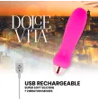 DOLCE VITA - RECHARGEABLE VIBRATOR FIVE PINK 7 SPEEDS DOLCE VITA - RECHARGEABLE VIBRATOR FIVE PINK 7 SPEEDS