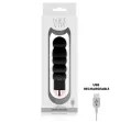 DOLCE VITA - AUFLADBARER VIBRATOR SECHS SCHWARZ 7 GESCHWINDIGKEITEN DOLCE VITA - AUFLADBARER VIBRATOR SECHS SCHWARZ 7 GESCHWINDIGKEITEN