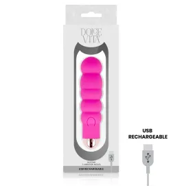 DOLCE VITA - VIBRADOR RECARGABLE SIX ROSA 7 VELOCIDADES