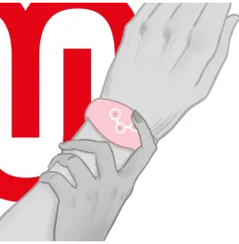 WATCHME - WIRELESS-TECHNOLOGIE-UHR ZARTES ROSA