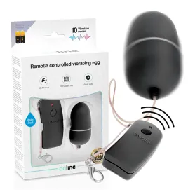 ONLINE - HUEVO VIBRADOR CON MANDO CONTROL REMOTO NEGRO