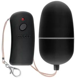 ONLINE - HUEVO VIBRADOR CON MANDO CONTROL REMOTO NEGRO