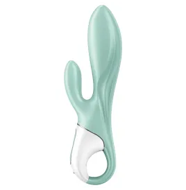 SATISFYER - AIR PUMP BUNNY 5 AUFBLASBARE KANINCHENVIBRATOR-APP GRÜN