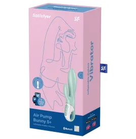 SATISFYER - APP VIBRATORE GONFIABILE CONIGLIO AIR PUMP BUNNY 5 VERDE