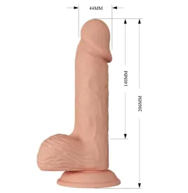 BAILE - SCHÖNE BEGEGNUNG CATOBLEPAS FLEXIBLER REALISTISCHER DILDO 20.6 CM NATÜRLICH