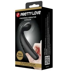 PRETTY LOVE - BLACK GORGON VIBRATOR THIMBLE