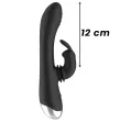 BLACKandSILVER - DJ. ADAM RECHARGEABLE SILICONE RABBIT STIMULATOR BLACK BLACKandSILVER - DJ. ADAM RECHARGEABLE SILICONE RABBIT STIMULATOR BLACK