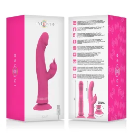 INTENSE - JULIO RABBIT VIBRATOR ROSA SILIKON
