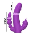INTENSE - CASANOVA VIBRADOR RABBIT SILICONA TRIPLE MOTOR MORADO INTENSE - CASANOVA VIBRADOR RABBIT SILICONA TRIPLE MOTOR MORADO