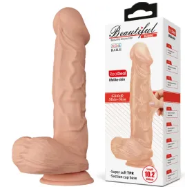 BAILE - BELLE RENCONTRE BERGRISI GODE RÉALISTE FLEXIBLE 26 CM NATUREL