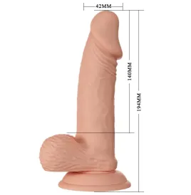 BAILE - SCHÖNE BEGEGNUNG ZEBULON FLEXIBLER REALISTISCHER DILDO 19,4 CM NATÜRLICH
