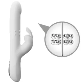 PRETTY LOVE - VIBRATORE REESE CON ROTAZIONE ARGENTO