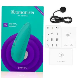 WOMANIZER - STIMULATEUR CLITORAL STARLET 3 TURQUOISE