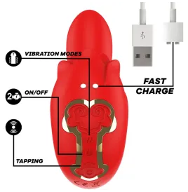 MIA - SELENA STIMULATOR VIBRATING TAPPING RED