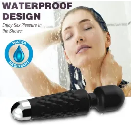ARMONY - POSTMAN MASSAGER and VIBRATOR SUPER FLEXIBLE HEAD BLACK