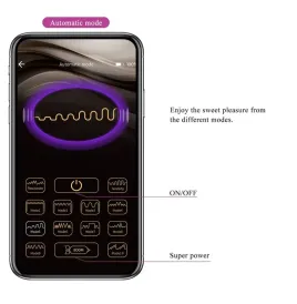 PRETTY LOVE - CASPER PURPLE RECHARGEABLE VIBRATING EGG