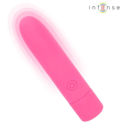 INTENSE - SYMONE USB RICARICABILE VIBRANTE BULLET 8 VIBRAZIONI ROSA 10 X 2,2 CM
