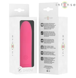 INTENSE - SYMONE USB RICARICABILE VIBRANTE BULLET 8 VIBRAZIONI ROSA 10 X 2,2 CM
