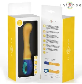 INTENSE - VIBRATEUR POINT G JAUNE SHAGGY