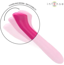 INTENSE - PATY VIBRATOR 19 CM FLEXIBLE 10 VIBRATIONS MODEL 2 PINK