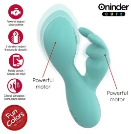 ONINDER CUTE - VIBRATORE CLITORIDEO PUNTO G LOVE BUNNY - APP GRATUITA IN TUTTO IL MONDO