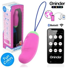 ONINDER CUTE - ŒUF EN SILICONE VIBRANT ET ROTATIF À 360° - APPLICATION MONDIALE GRATUITE