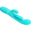 PRETTY LOVE - SHANIA TRIPLE RABBIT VIBRATEUR MULTIFONCTION 3 EN 1 BLEU PRETTY LOVE - SHANIA TRIPLE RABBIT VIBRATEUR MULTIFONCTION 3 EN 1 BLEU