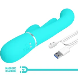 PRETTY LOVE - SHANIA TRIPLE VIBRADOR RABBIT MULTIFUNCIÓN 3 EN 1