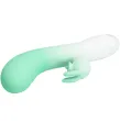 PRETTY LOVE - CERBERUS RABBIT VIBRATOR 3O VIBRATIONS GREEN PRETTY LOVE - CERBERUS RABBIT VIBRATOR 3O VIBRATIONS GREEN