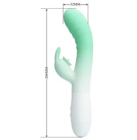 PRETTY LOVE - CERBERUS RABBIT VIBRATOR 3O VIBRATIONEN GRÜN