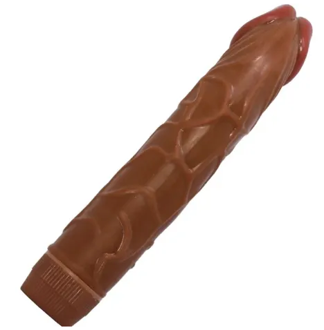 BAILE - BOB VIBRADOR REALÍSTICO 22.5 CM MULATO