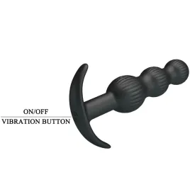 PRETTY LOVE - SIDNEY VIBRATORE ANALE 10 VIBRAZIONI NERO