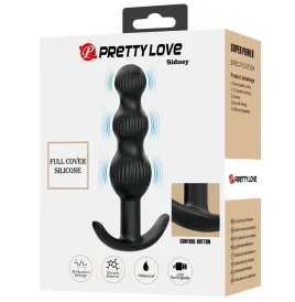 PRETTY LOVE - VIBRATEUR ANAL SIDNEY 10 VIBRATIONS NOIR