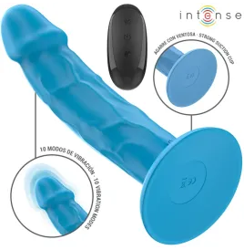INTENSE - PHOEBE VIBRATORE REALISTICO 10 VIBRAZIONI TELECOMANDO BLU