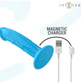 INTENSE - PHOEBE REALISTIC VIBRATOR 10 VIBRATIONS BLUE REMOTE CONTROL
