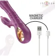 INTENSE - HALLE VIBRADOR MULTIFUNCIÓN CON LENGUA ESTIMULADORA EN FORMA DE DELFÍN MORADO INTENSE - HALLE VIBRADOR MULTIFUNCIÓN CON LENGUA ESTIMULADORA EN FORMA DE DELFÍN MORADO