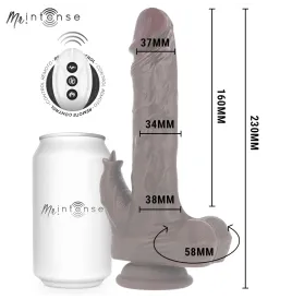 MR INTENSE - MORGAN REALISTIC MULTIFUNCTION DOLL WITH VIBRATION AND UP AND DOWN REMOTE CONTROL 23 CM -O- 3.5 CM