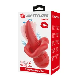 PRETTY LOVE - OBELIA MASTURBATORE VIBRATORE CON LINGUA E MOVIMENTO ORBITALE
