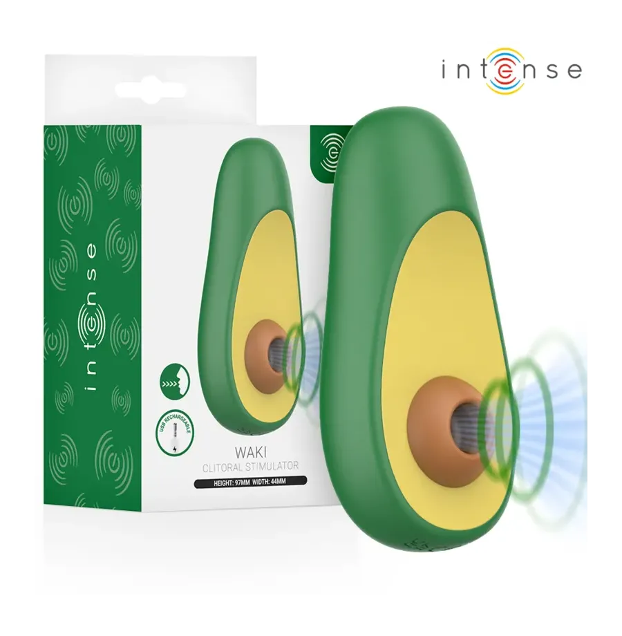 INTENSE - WAKI AVOCADO KLITORALSAUGSSTIMULATOR INTENSE - WAKI AVOCADO KLITORALSAUGSSTIMULATOR