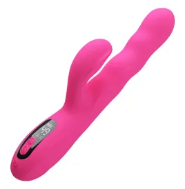 PRETTY LOVE - VIBRATORE A CONIGLIO MULTIFUNZIONE INVERNALE CON DISPLAY LED ROSA