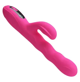 PRETTY LOVE - WINTERS VIBRADOR RABBIT MULTIFUNCIÓN CON PANTALLA LED ROSA