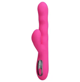 PRETTY LOVE - VIBRATORE A CONIGLIO MULTIFUNZIONE INVERNALE CON DISPLAY LED ROSA