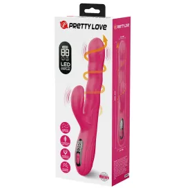 PRETTY LOVE - VIBRATORE A CONIGLIO MULTIFUNZIONE INVERNALE CON DISPLAY LED ROSA
