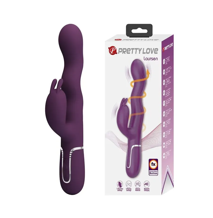 PRETTY LOVE - LOURSEN HASE-VIBRATOR MIT STOSSBEWEGUNG UND 7 VIBRATIONEN, USB-AUFLADBAR, LILA PRETTY LOVE - LOURSEN HASE-VIBRATOR MIT STOSSBEWEGUNG UND 7 VIBRATIONEN, USB-AUFLADBAR, LILA