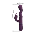 PRETTY LOVE - VIBRADOR RABBIT LOURSEN CON MOVIMIENTO OSCILANTE Y 7 VIBRACIONES RECARGABLE USB MORADO PRETTY LOVE - VIBRADOR RABBIT LOURSEN CON MOVIMIENTO OSCILANTE Y 7 VIBRACIONES RECARGABLE USB MORADO