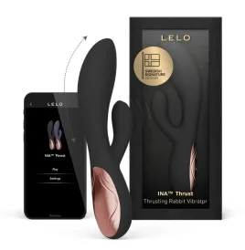 LELO - INA THRUST RABBIT VIBRATEUR À POUSSÉE NOIR