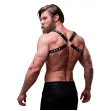 FETISH SUBMISSIVE ATTITUDE - IMBRACATURA PER IL PETTO IN ECOPELLE DELLA BRIGATA UOMO FETISH SUBMISSIVE ATTITUDE - IMBRACATURA PER IL PETTO IN ECOPELLE DELLA BRIGATA UOMO
