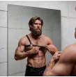FETISH SUBMISSIVE ATTITUDE - HERREN HARNESS MIT GEKREUZTEN SCHULTERN AUS ÖKO-LEDER